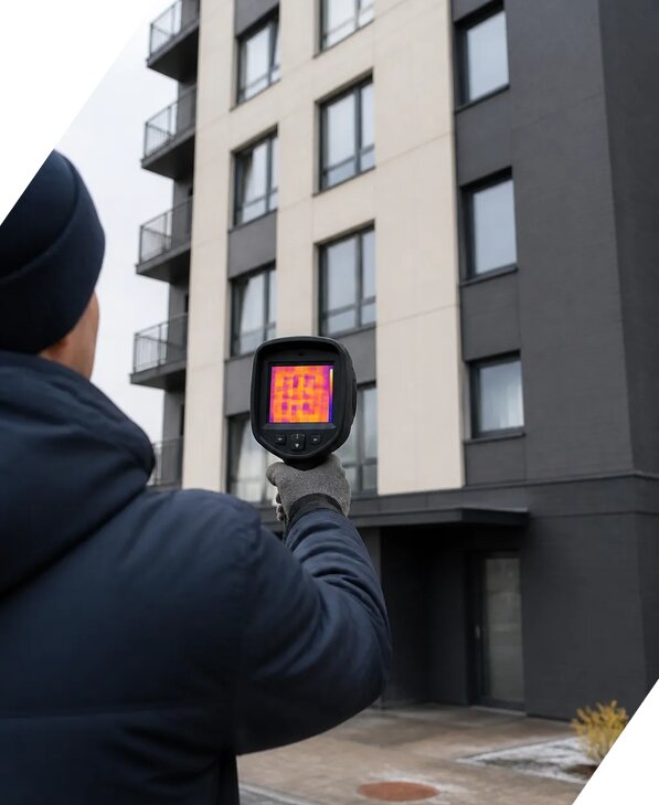 Тепловизионное обследование зданий в Кореновске от 5182 р. | ЭкспертизаРоссия